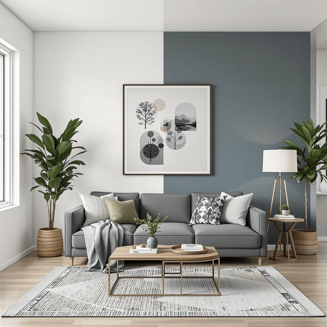 Interior Painting project by Earthly Matters, trusted interior painting contractor in Alpharetta, Georgia